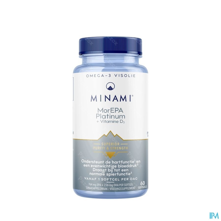 Minami Morepa Platinum + Vitamine D3 60 Capsules