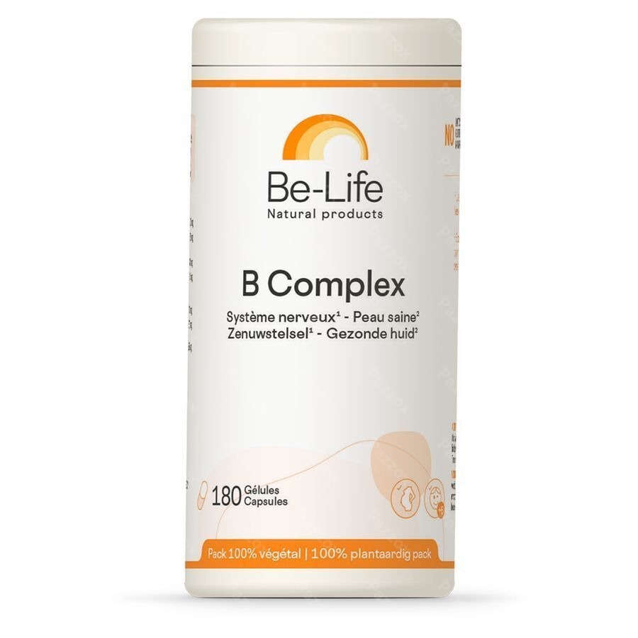B Complex Vitamin Be Life Nf Caps 180 Verv.2750842