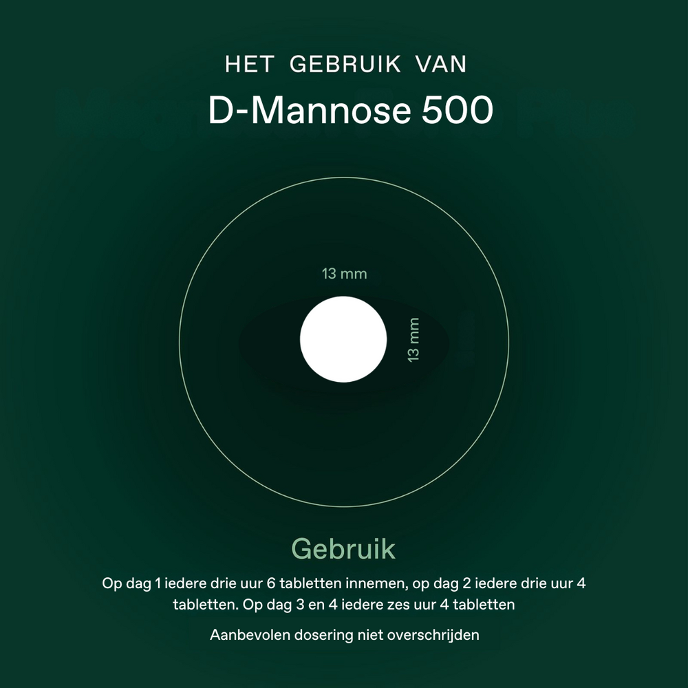 Bonusan D-Mannose 500 mg - 120 Tabletten