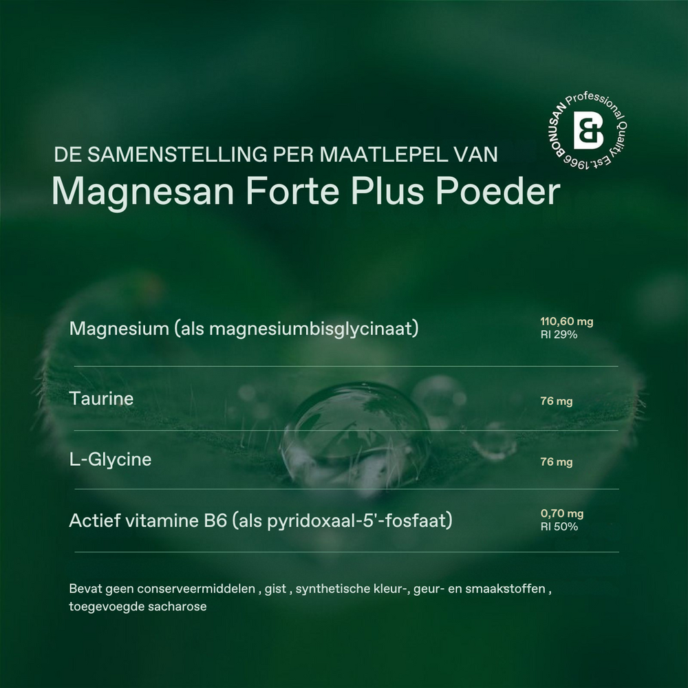 Bonusan Magnesan Forte Plus Poeder - 240 g