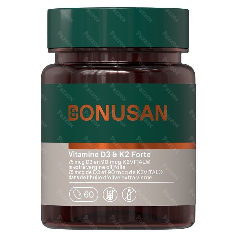Bonusan Vitamine D3 & K2 60 Softcaps