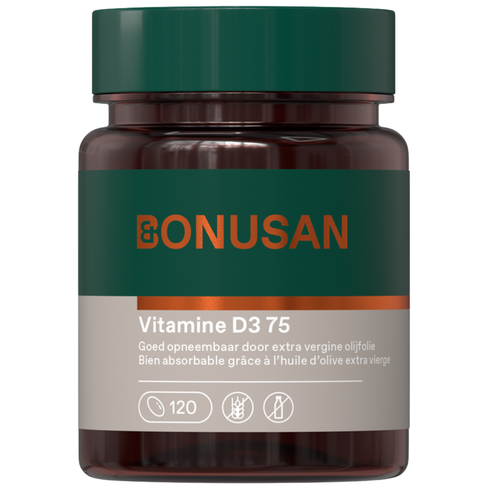 Bonusan Vitamine D3 75 mcg / 3000 IE 120 Capsules