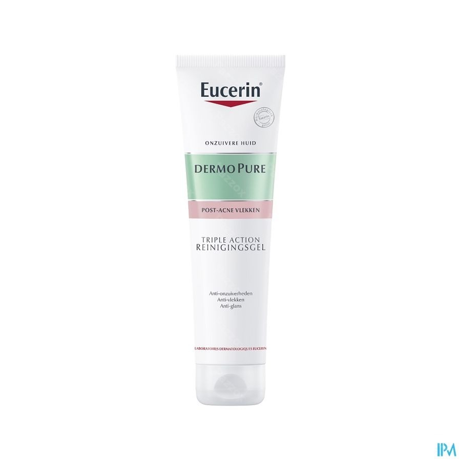 Eucerin DermoPure Triple Action Reinigingsgel Post-Acne Vlekken Onzuivere Huid 150ml