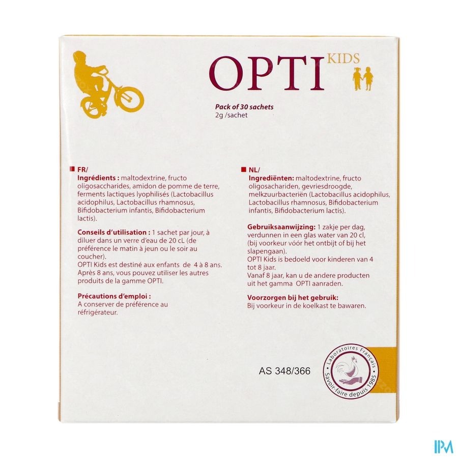 Opti Kids 2g 30 Zakjes