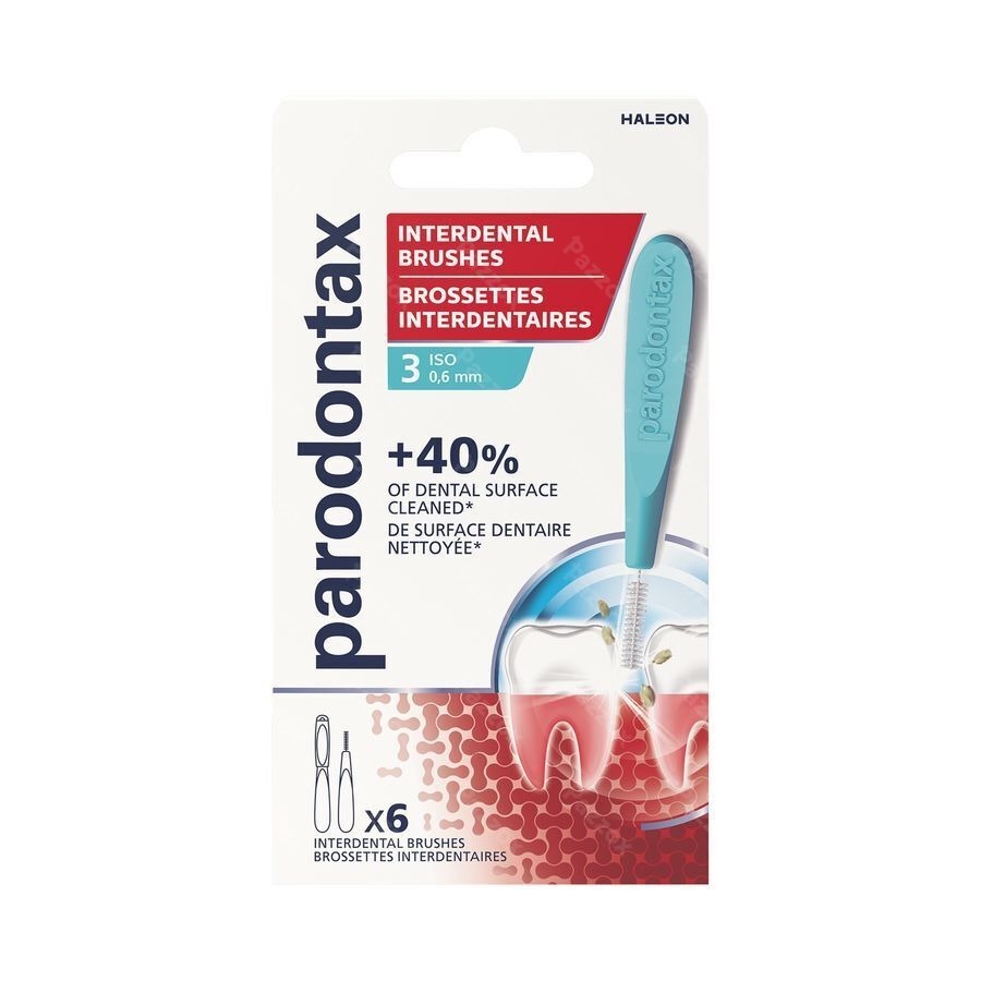 Parodontax Interdental Brushes 0,6mm 6