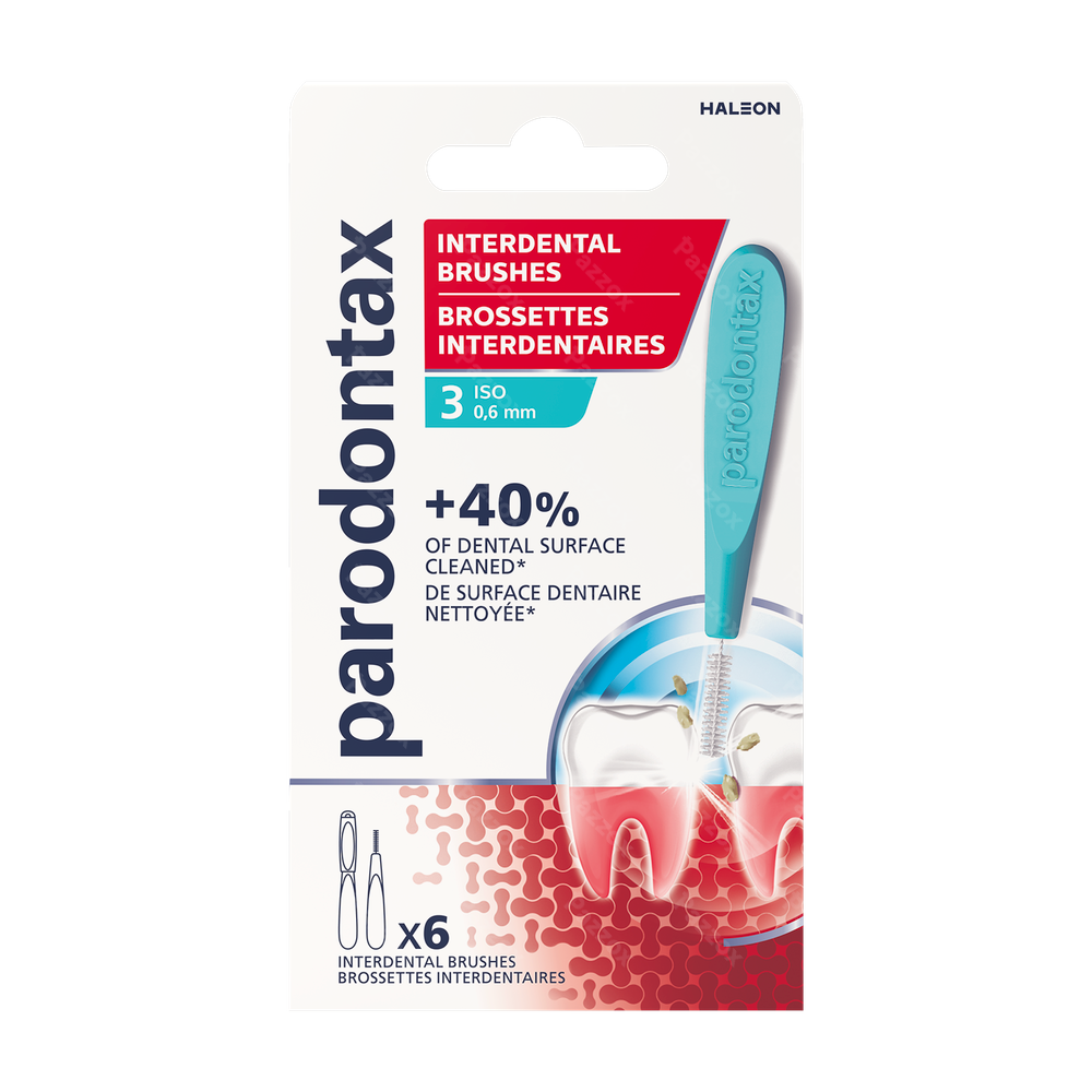 Parodontax Interdental Brushes 0,6mm 6