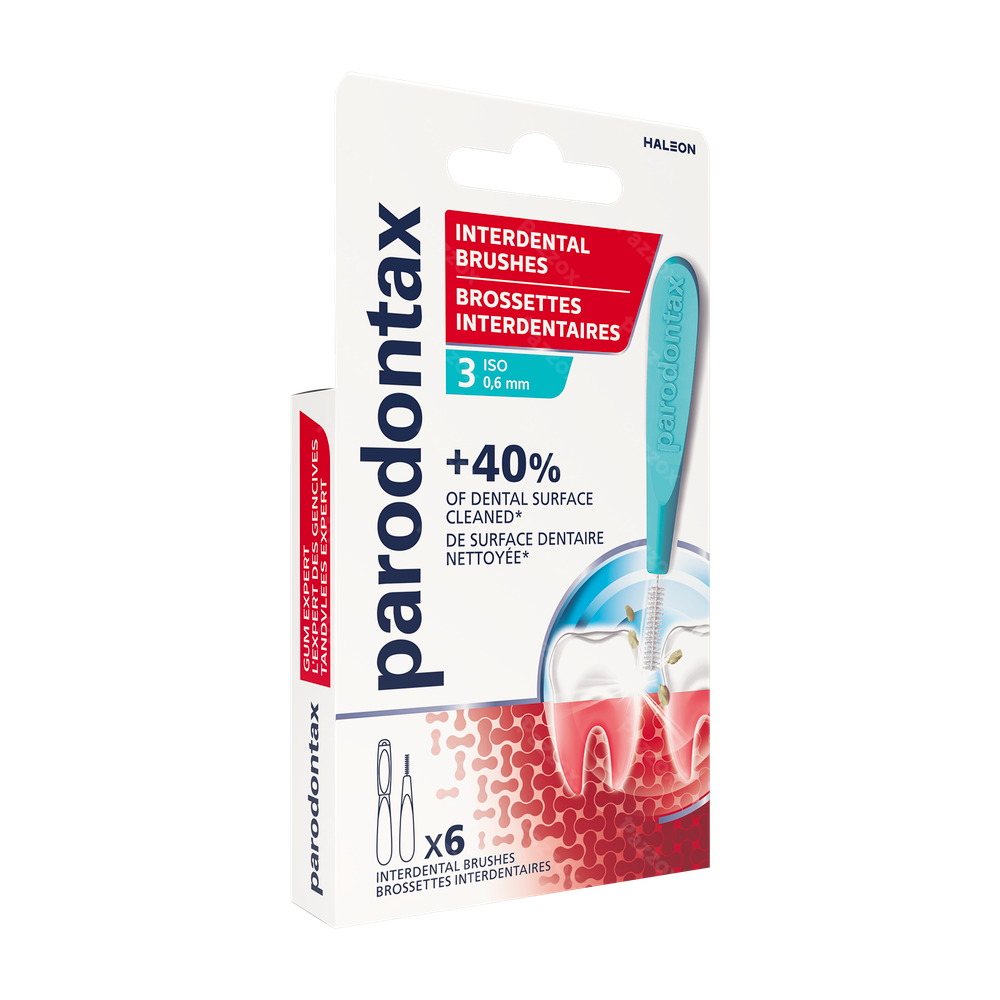 Parodontax Interdental Brushes 0,6mm 6