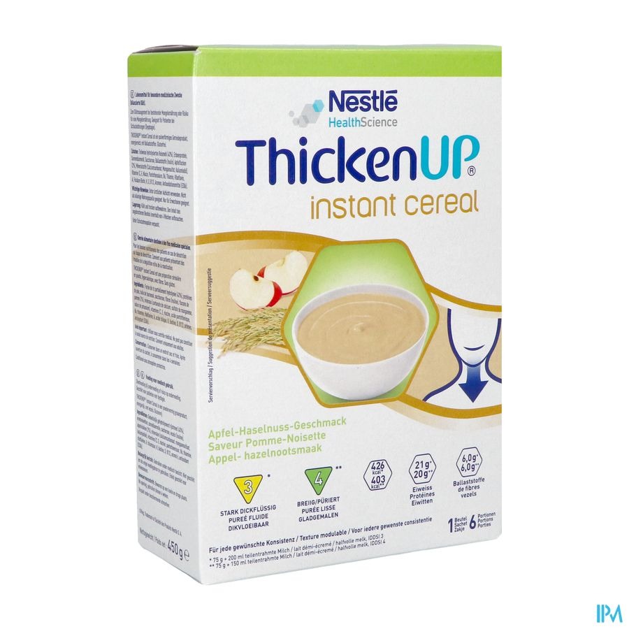 Thickenup Instant Cereal Appel Hazelnoot Poeder 450g