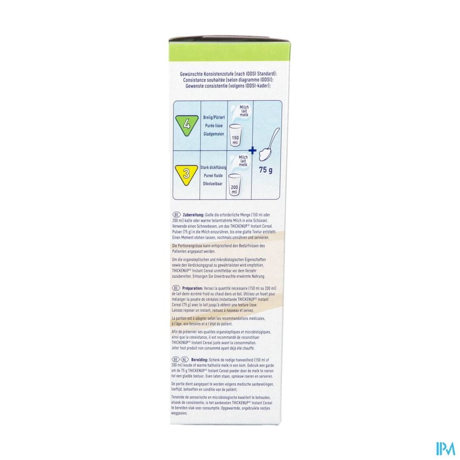 Thickenup Instant Cereal Appel Hazelnoot Poeder 450g