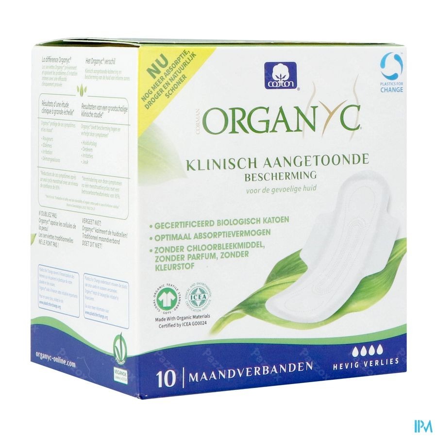 Organyc Maandverband Super Katoen Bio 10