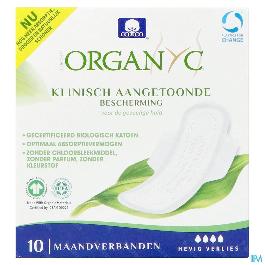 Organyc Maandverband Super Katoen Bio 10