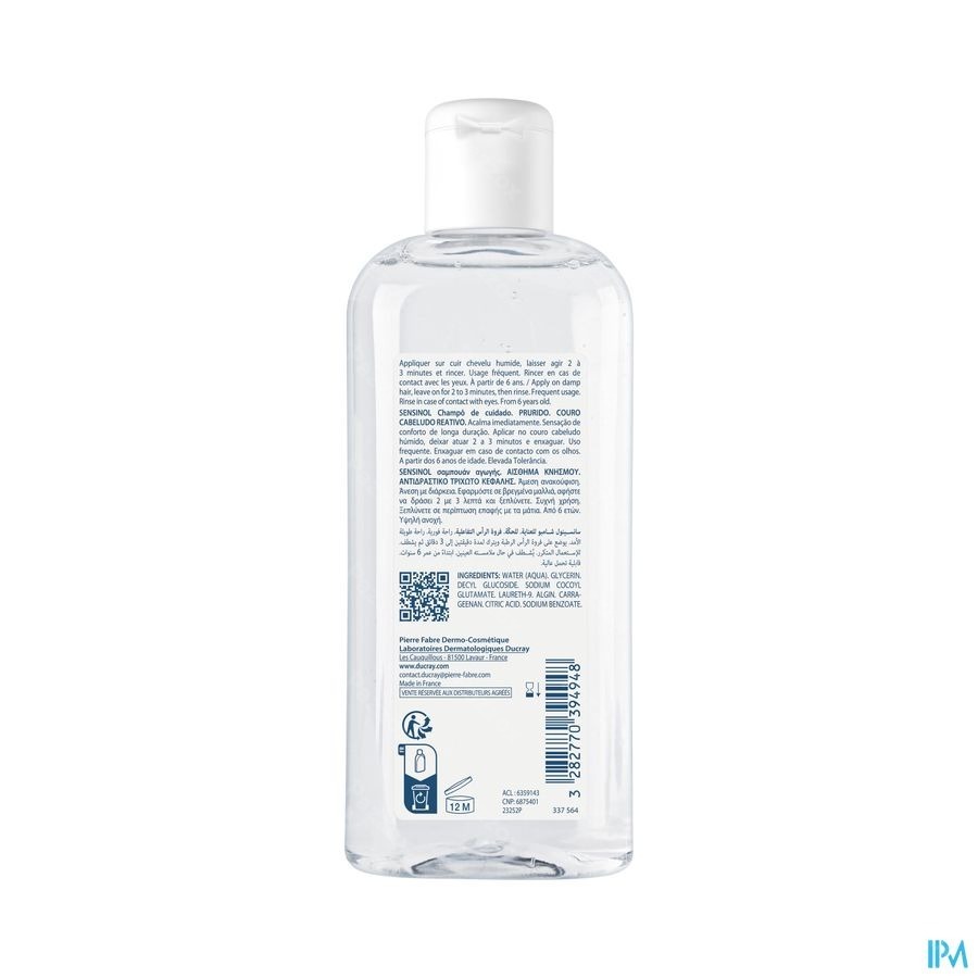 Ducray Sensinol Shampoo Verzorgend 200ml