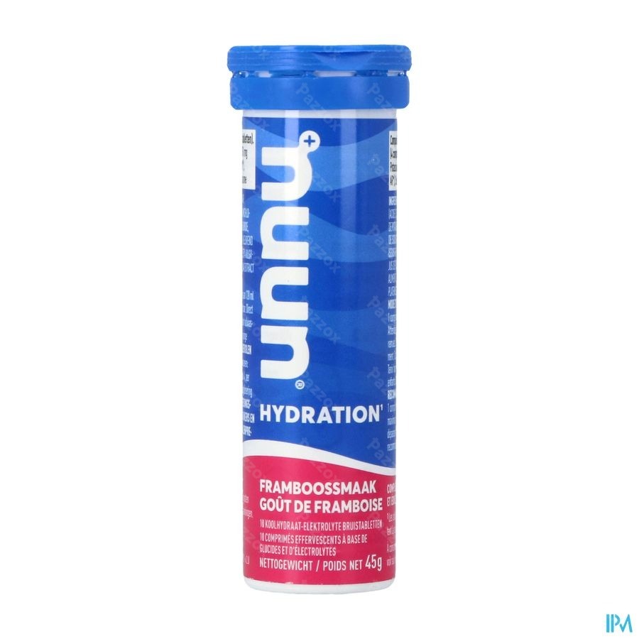 Nuun Hydration Framboossmaak 10 Bruistabletten