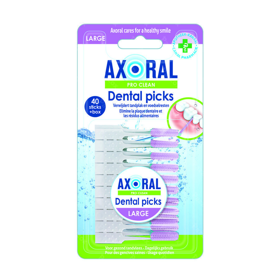 Axoral Pro-Clean Interdentale Borsteltjes Large 40 Stuks