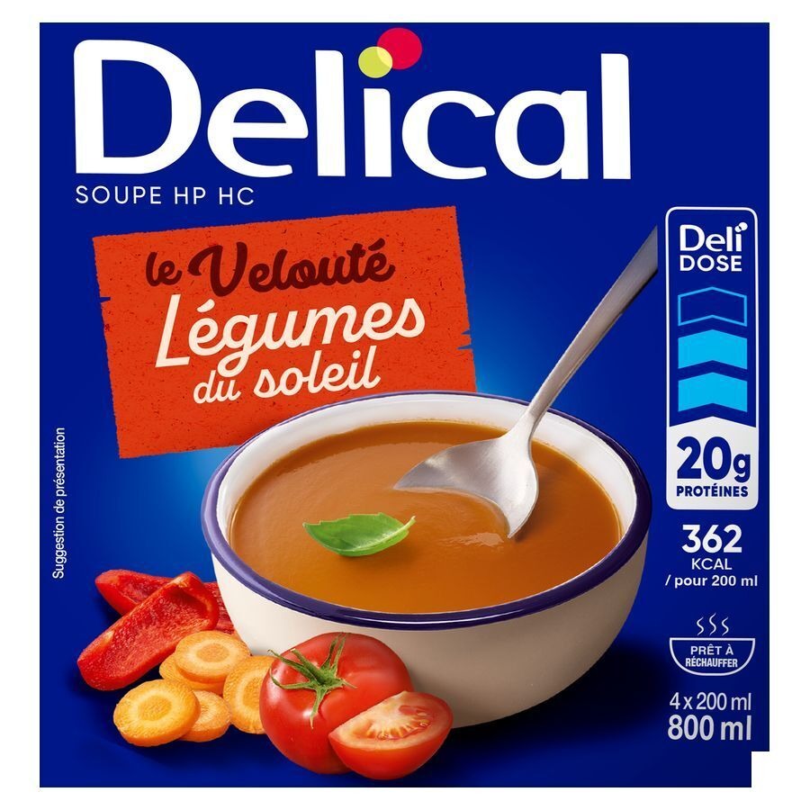 Delical Velouté Van Groenten Van De Zon 4x200ml