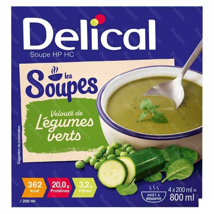 Delical Velouté Van Groene Groenten 4x200ml