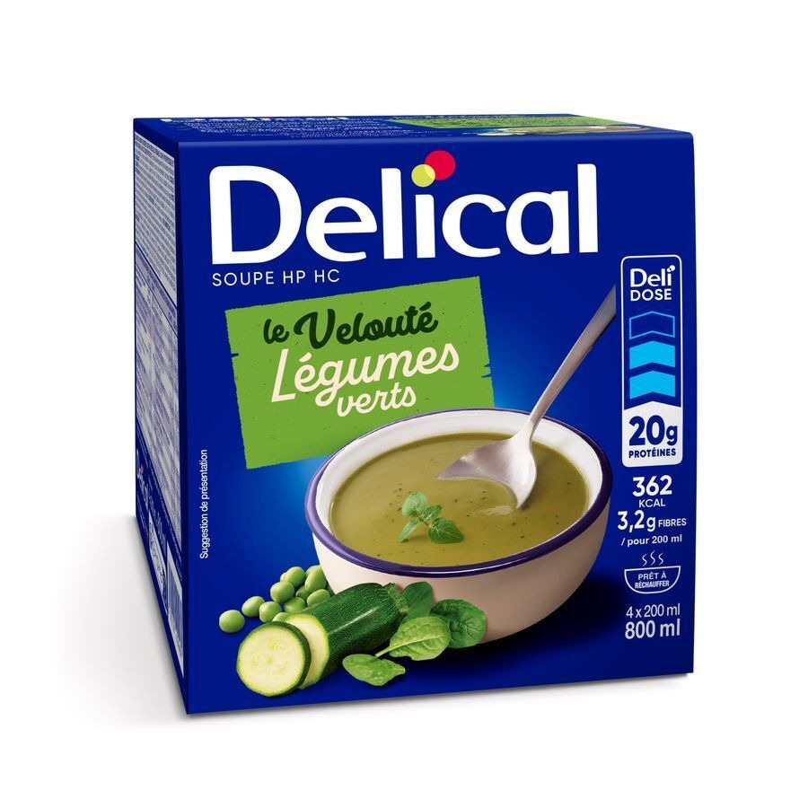 Delical Velouté Van Groene Groenten 4x200ml