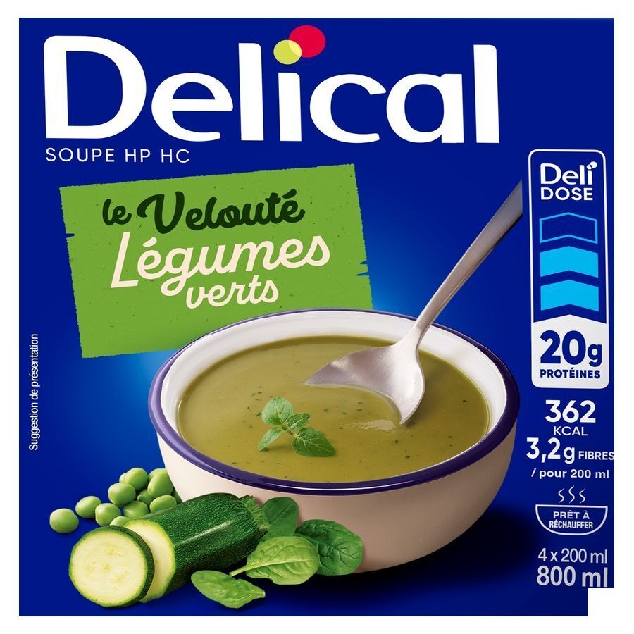 Delical Velouté Van Groene Groenten 4x200ml