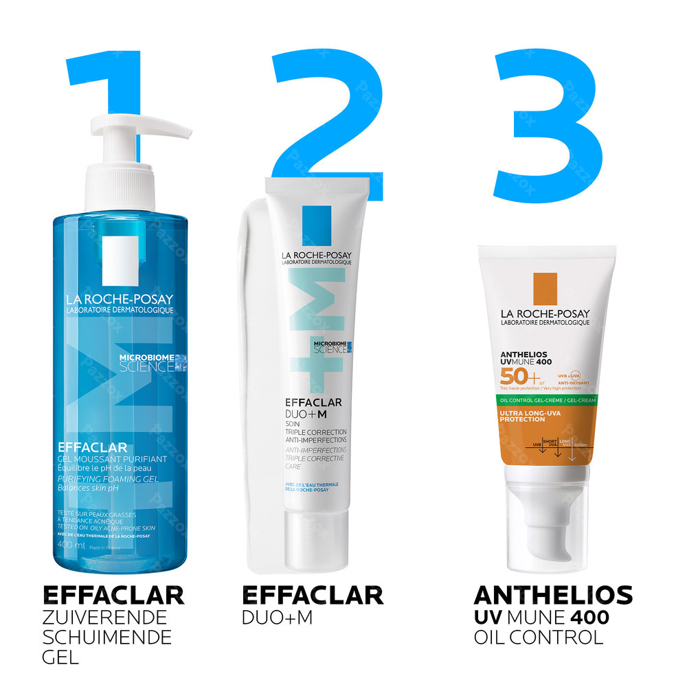 La Roche-Posay Effaclar +M Zuiverende Schuimgel Navulling 400ml