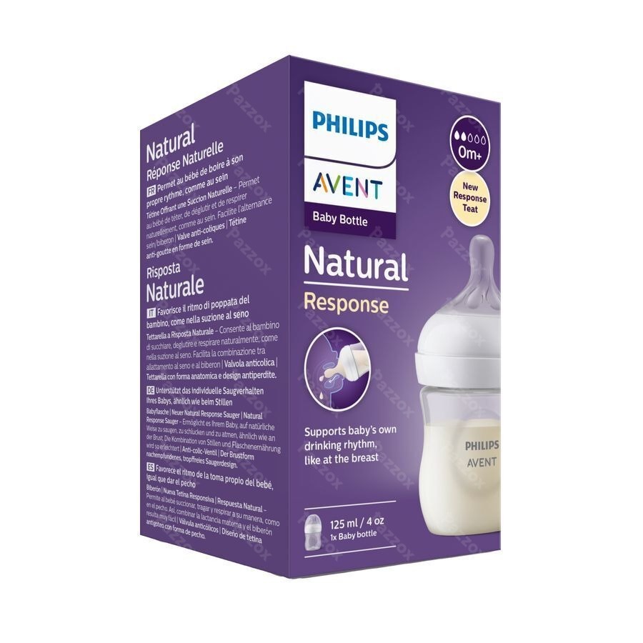 Avent Natural Response 3.0 Zuigfles 0m+ 125ml