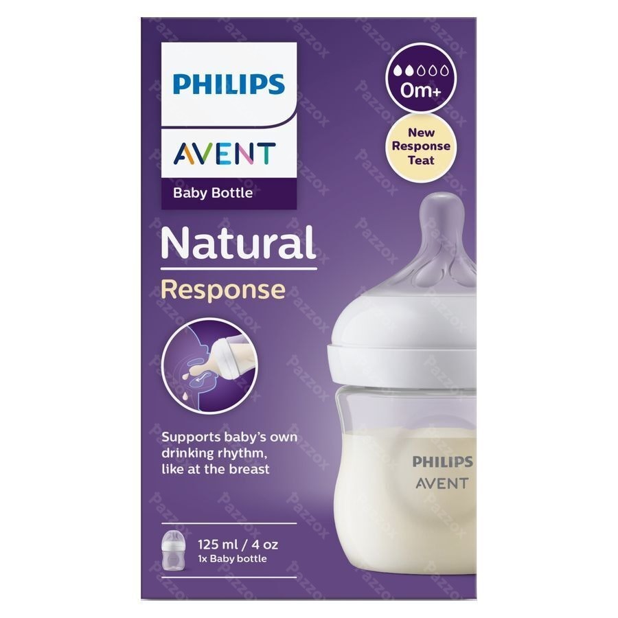 Avent Natural Response 3.0 Zuigfles 0m+ 125ml