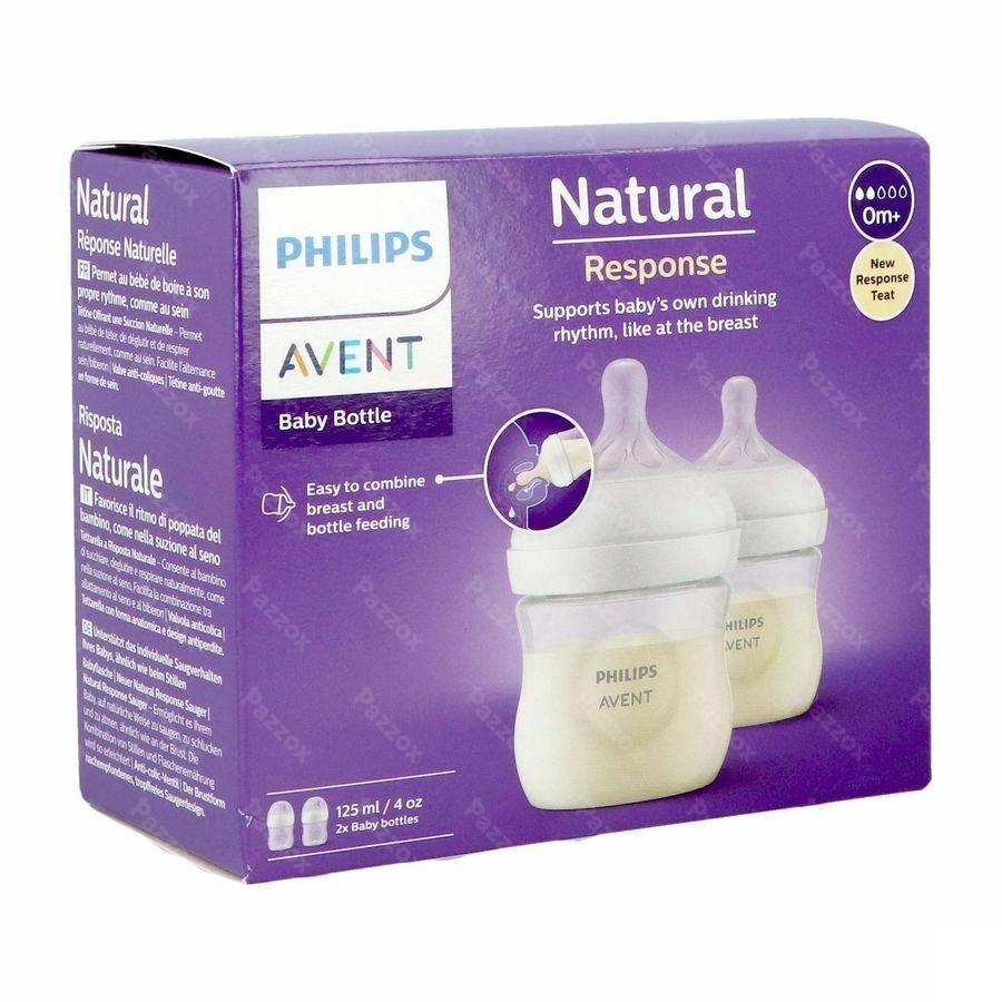 Avent Natural Response 3.0 Zuigfles Duo 2x125ml