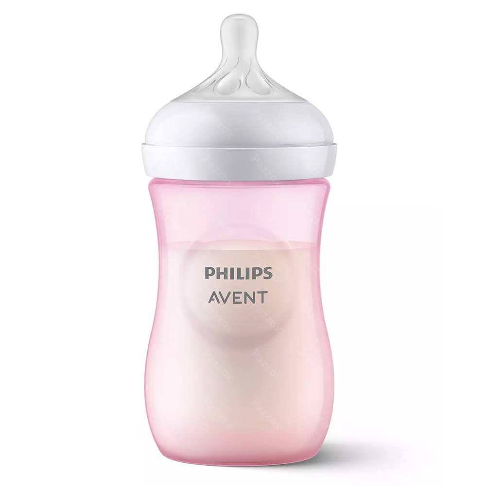 Avent Natural Response 3.0 Zuigfles 260 ml Roze