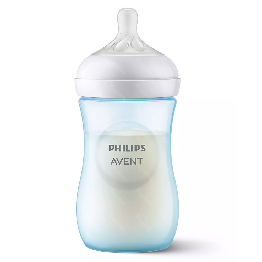 Avent Natural Response 3.0 Zuigfles 260 ml Blauw