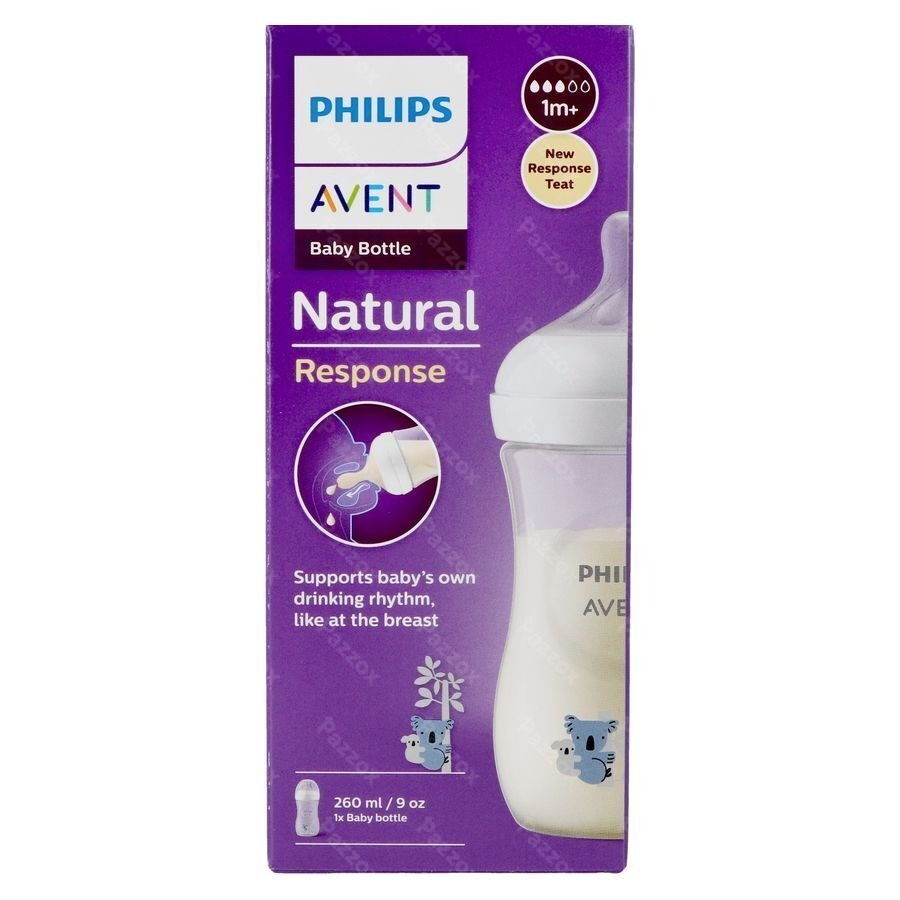 Avent Natural Response 3.0 Zuigfles 260 ml Koala