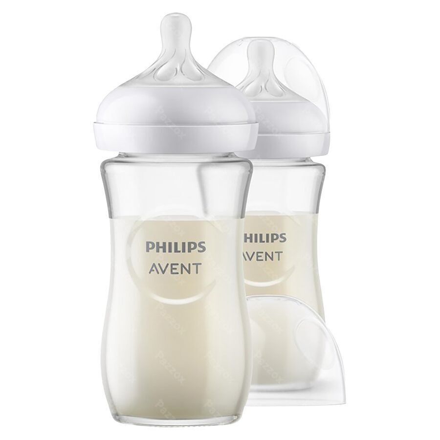 Avent Natural Response 3.0 Zuigfles Duo 2x240ml Glas