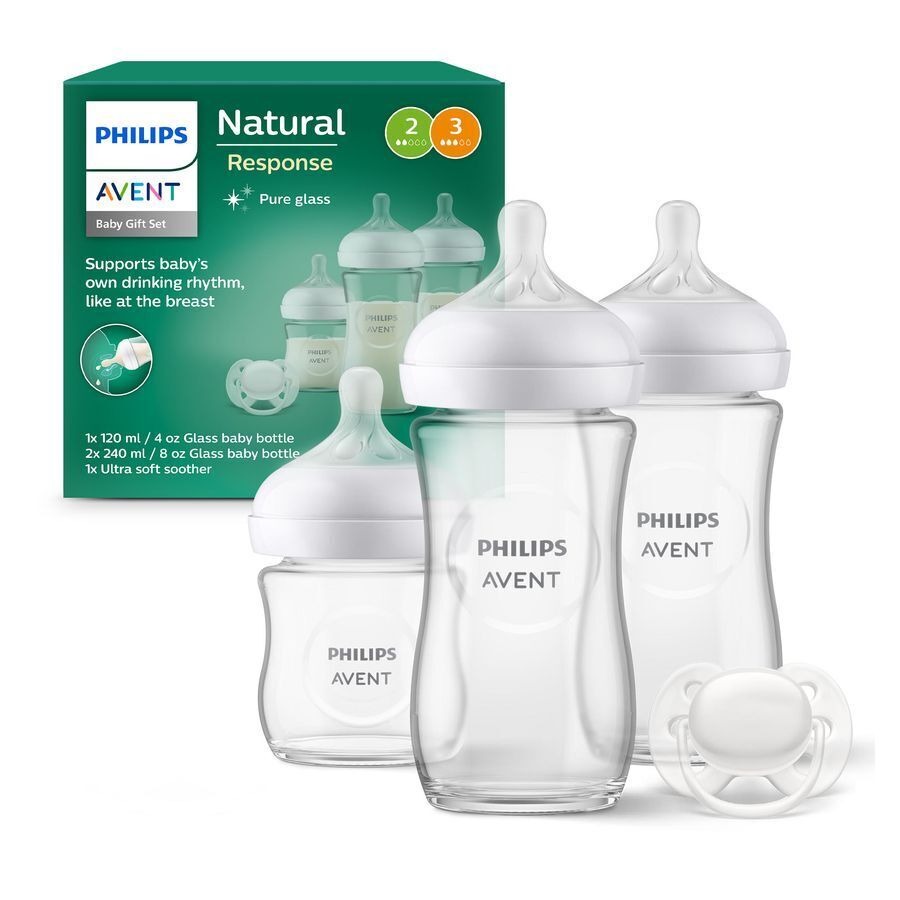 Avent Natural Response 3.0 Starterset 3 Glazen Flessen