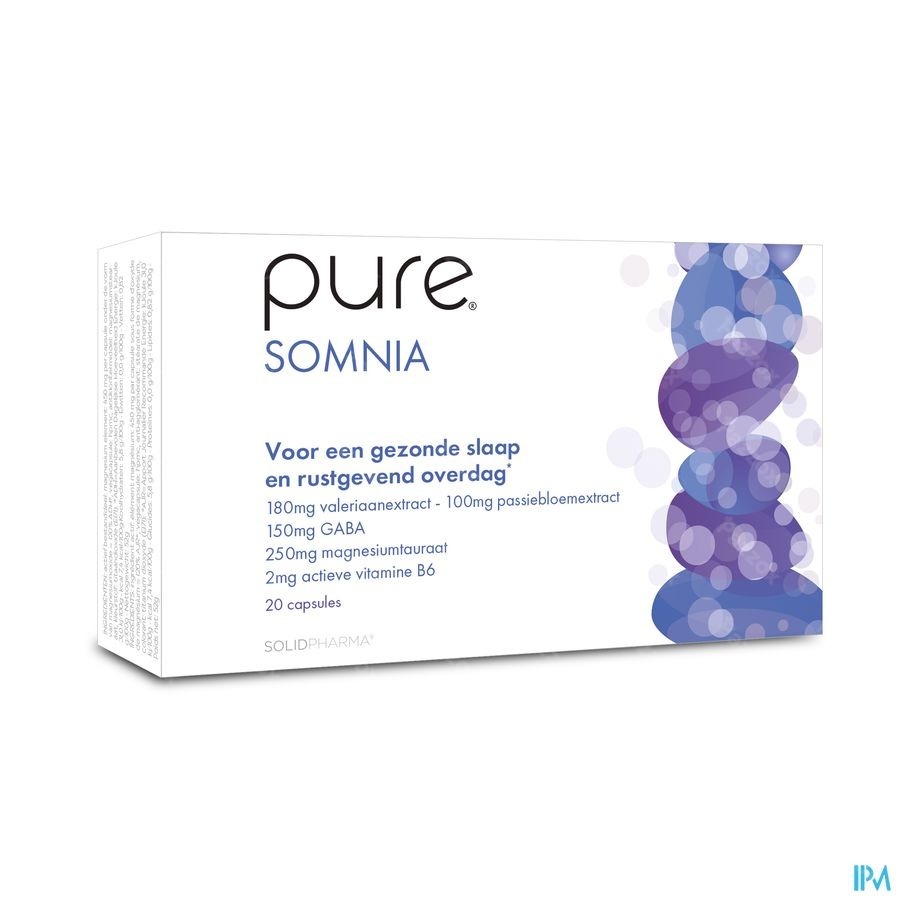 Pure Somnia 20 Plantaardige Capsules