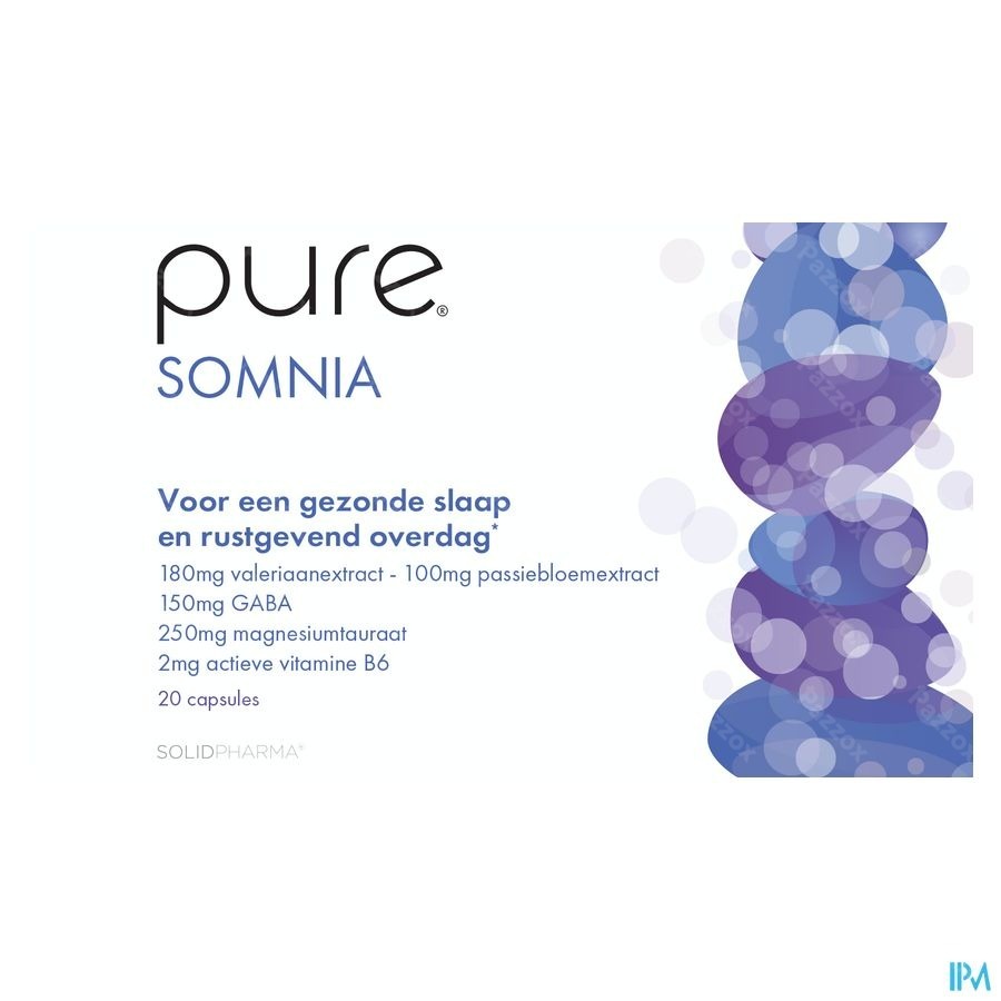 Pure Somnia 20 Plantaardige Capsules