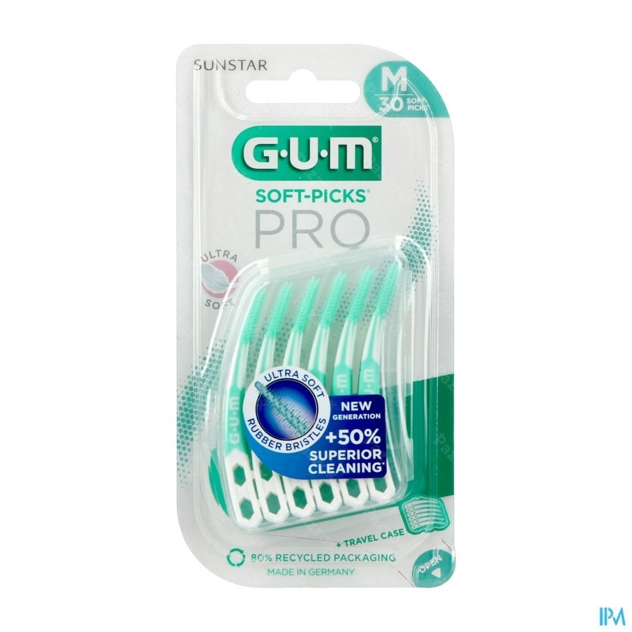 Gum Soft Picks Pro Medium 30 Stuks