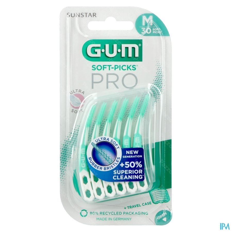 Gum Soft Picks Pro Medium 30 Stuks