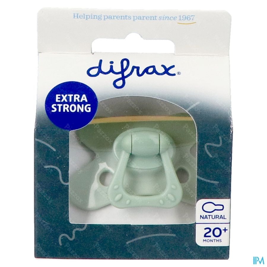 Difrax Fopspeen Natural 20m+ Special Edition Green