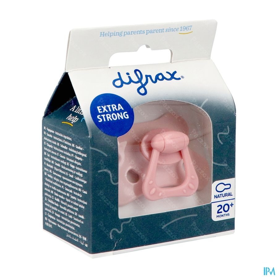 Difrax Fopspeen Natural 20m+ Spec.edit Pink Opal