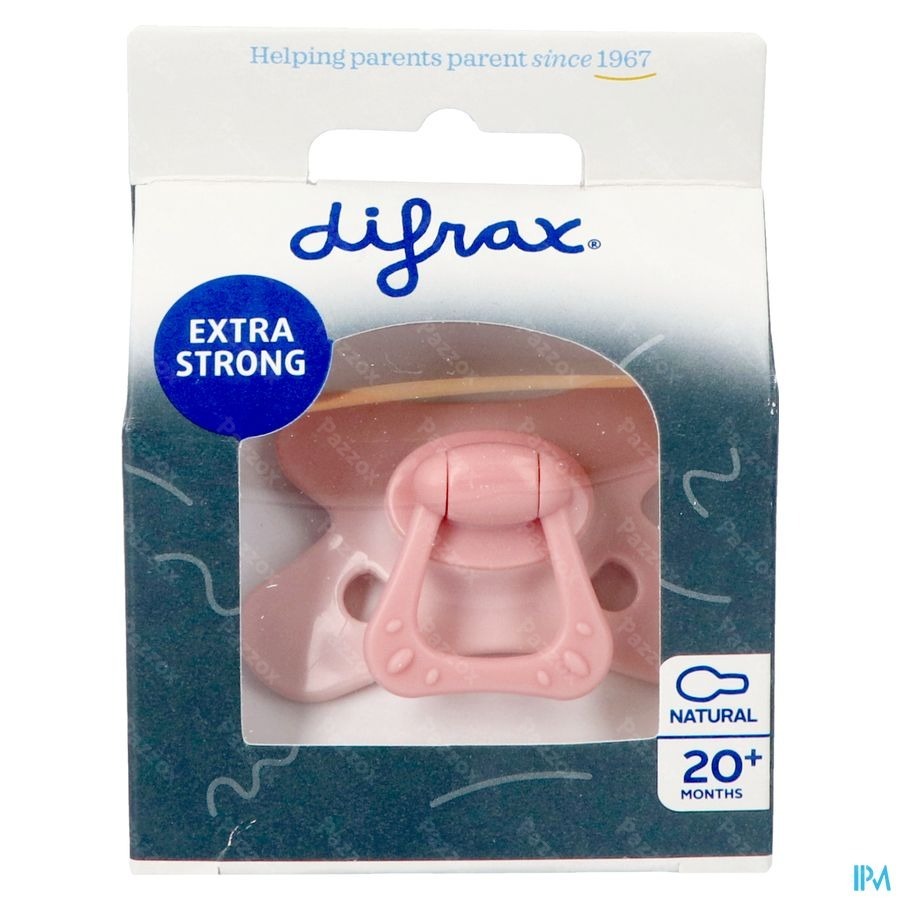 Difrax Fopspeen Natural 20m+ Spec.edit Pink Opal