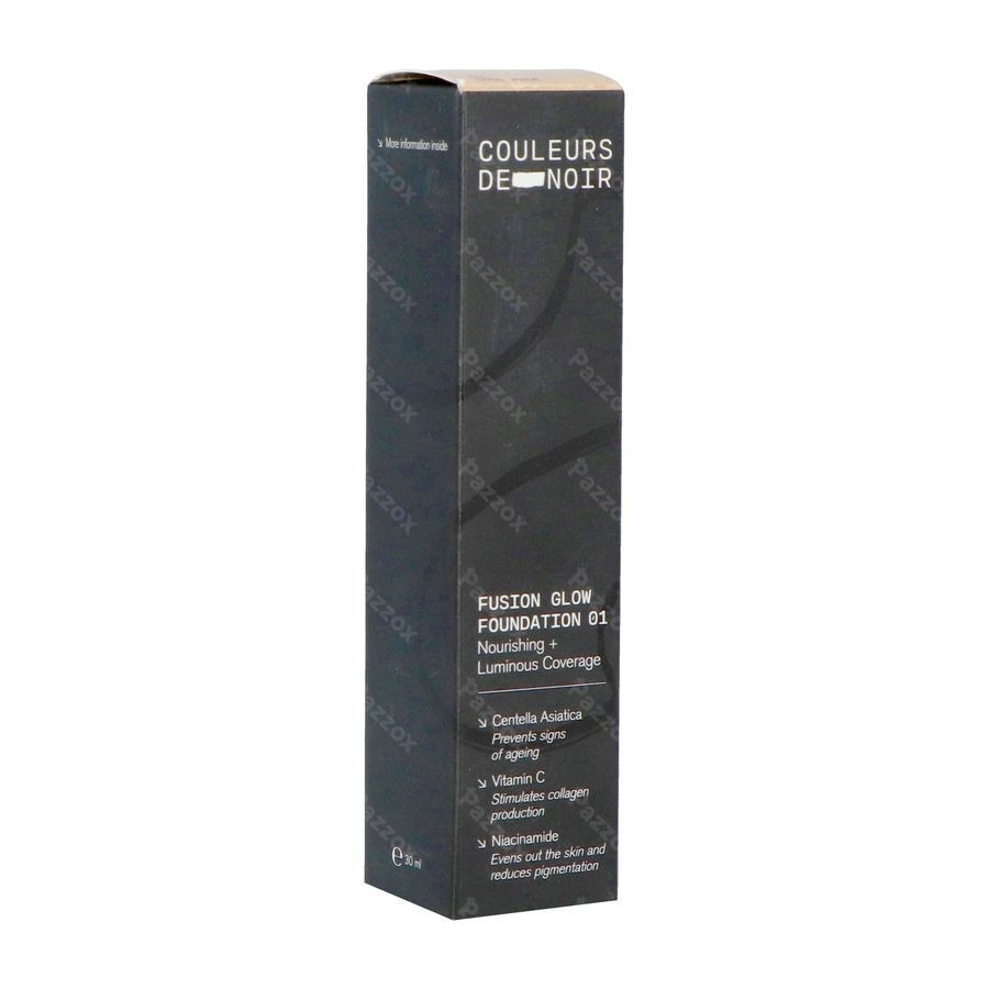 Les Couleurs De Noir Fusion Glow Foundation 01 Cool Rosé 30ml