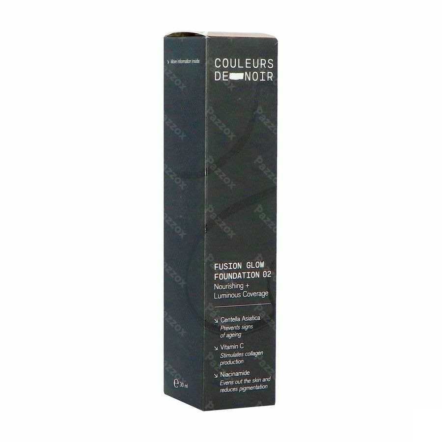 Les Couleurs De Noir Fusion Glow Foundation 02 Cool Neutral 30ml