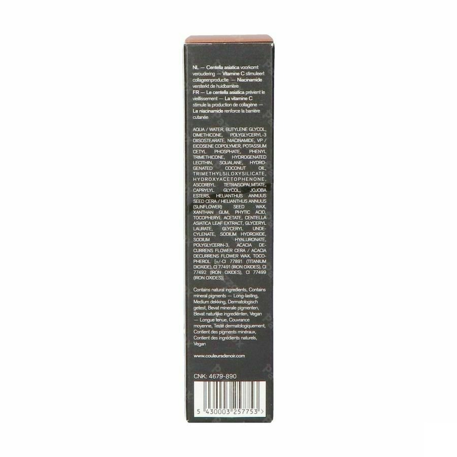 Les Couleurs De Noir Fusion Glow Foundation 05 Warm Doré 30ml