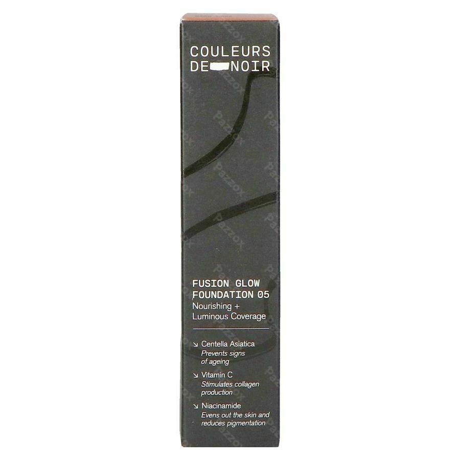 Les Couleurs De Noir Fusion Glow Foundation 05 Warm Doré 30ml