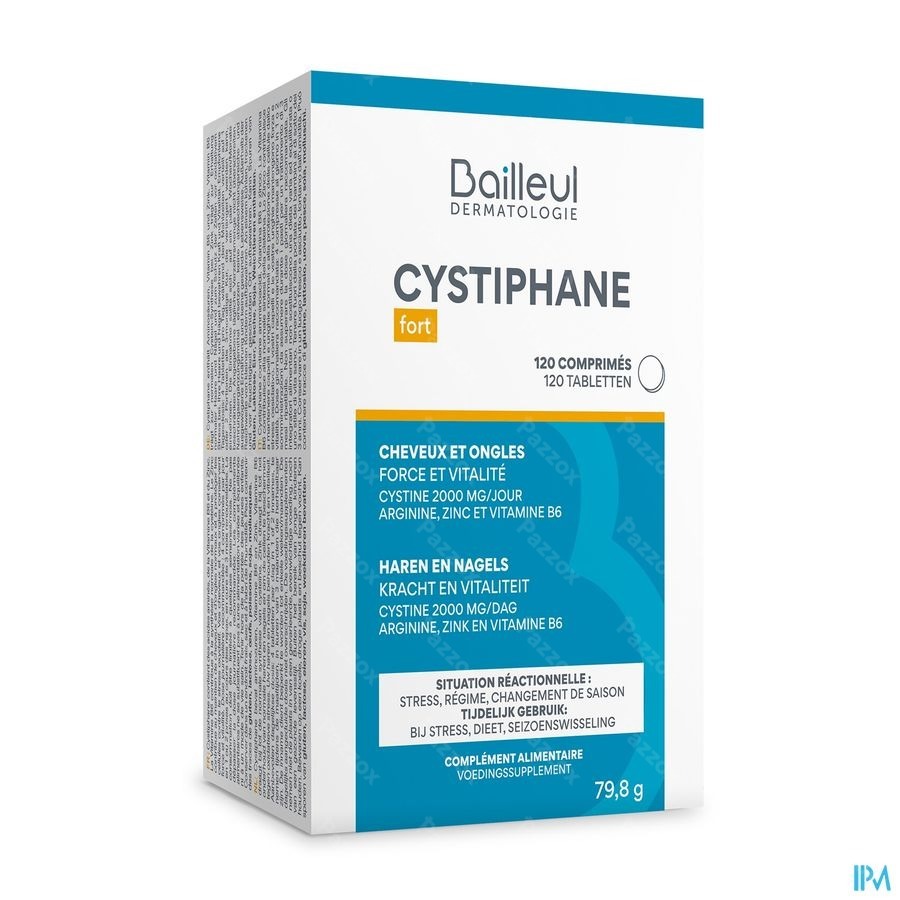 Bailleul Cystiphane Forte Haren en Nagels 120 Tabletten