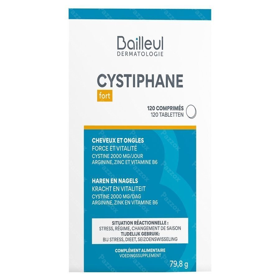 Bailleul Cystiphane Forte Haren en Nagels 120 Tabletten