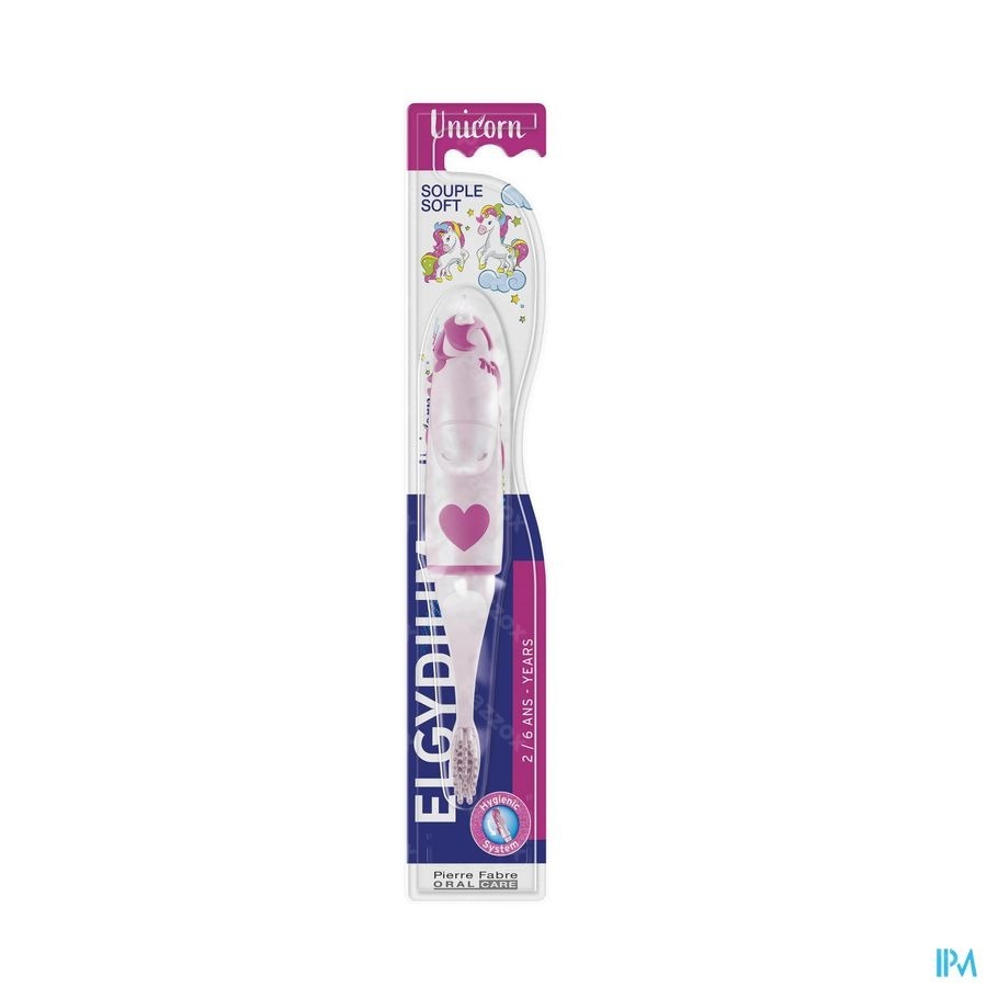 Elgydium Unicorn Tandenborstel 2-6 jaar