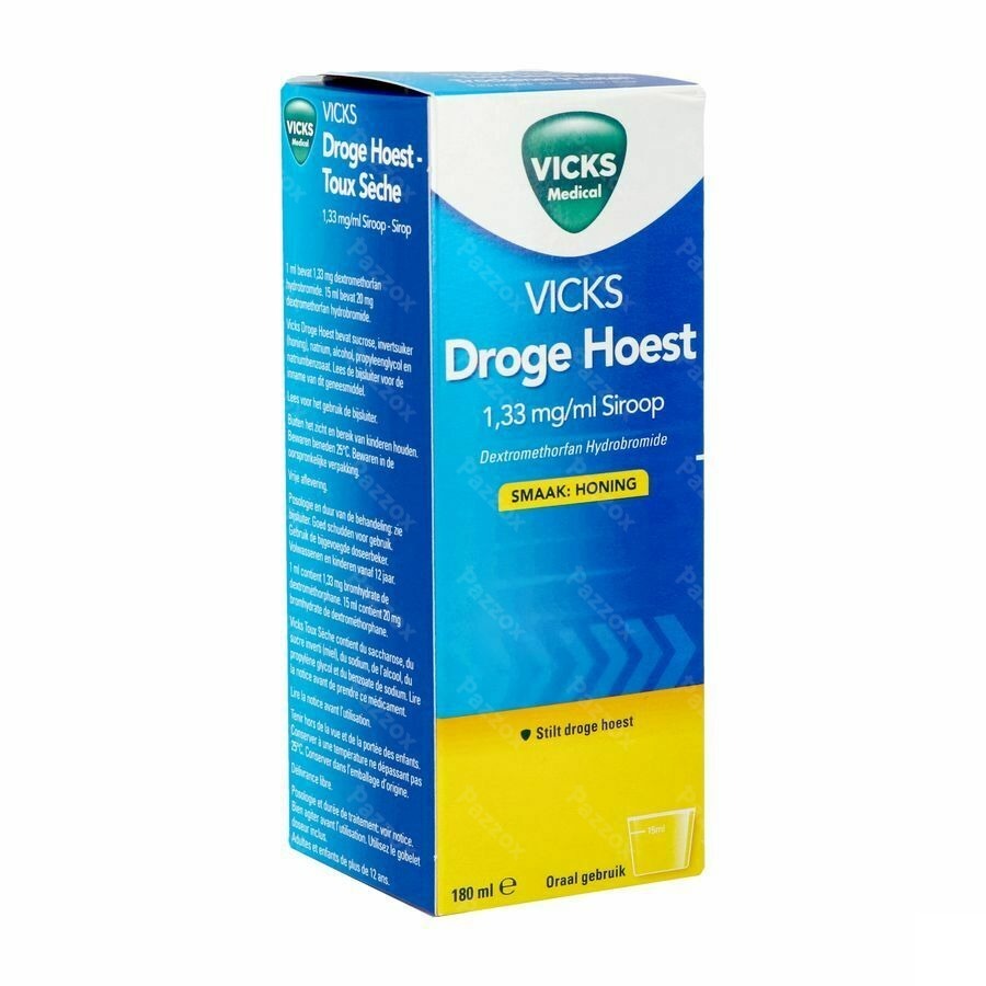 Vicks Droge Hoest Siroop 180ml