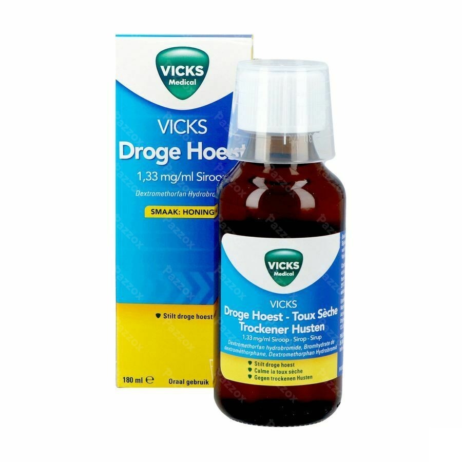 Vicks Droge Hoest Siroop 180ml