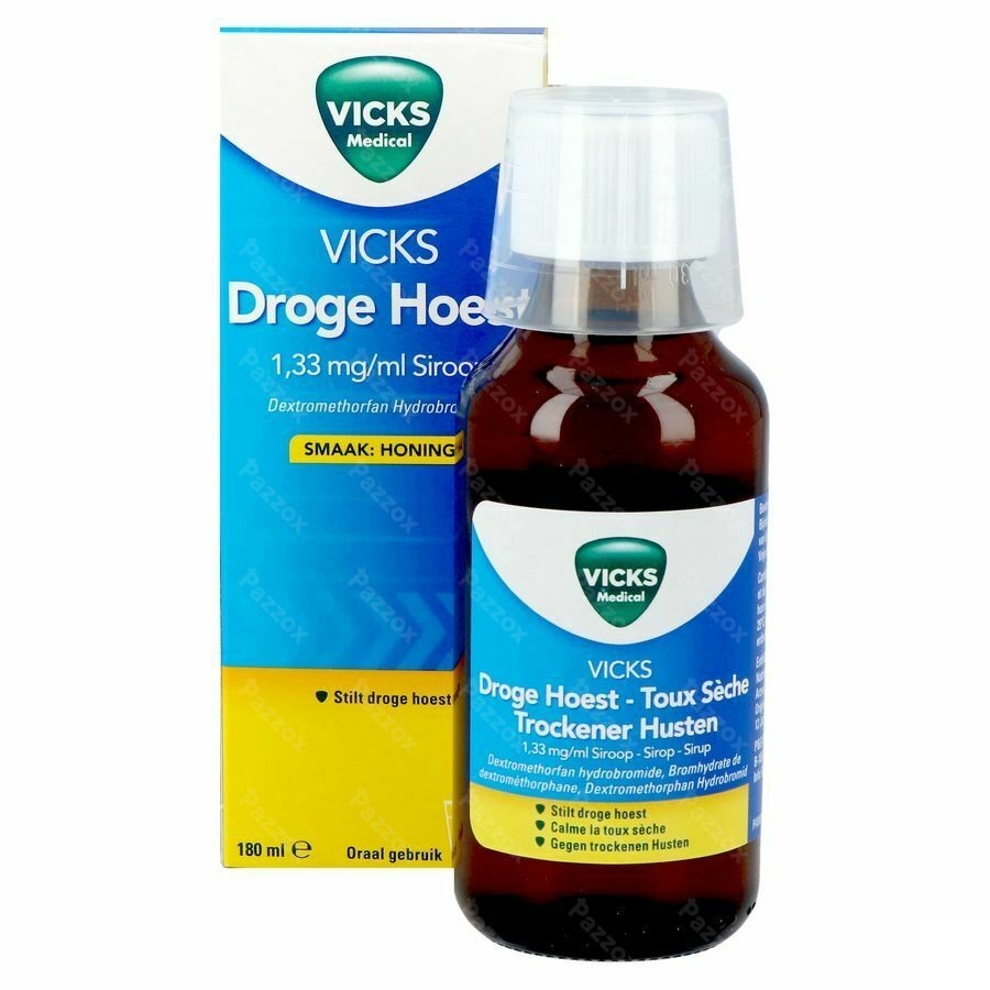 Vicks Droge Hoest Siroop 180ml