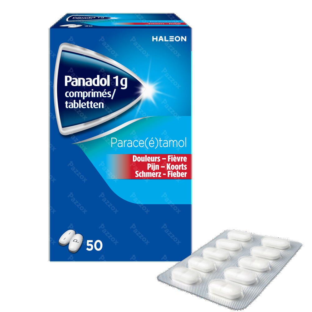 Panadol Blister Tabl 50x1g