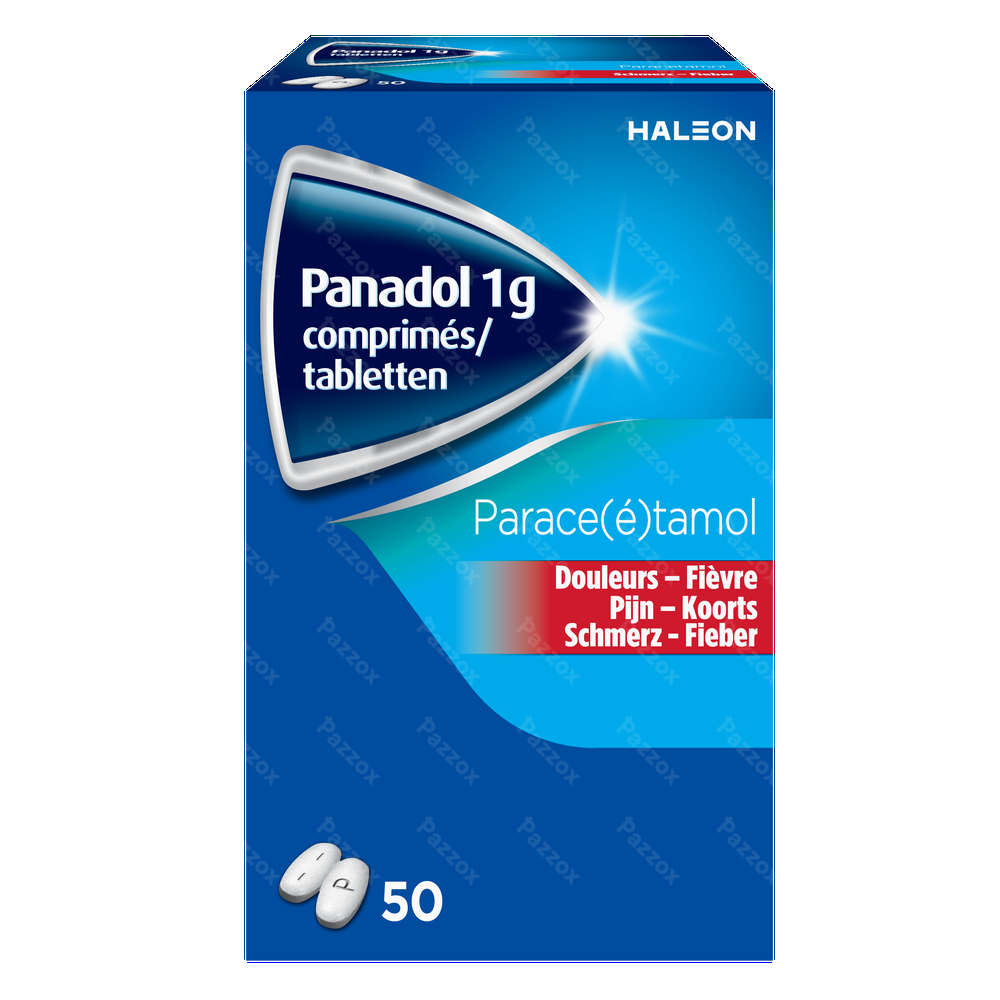 Panadol Blister Tabl 50x1g